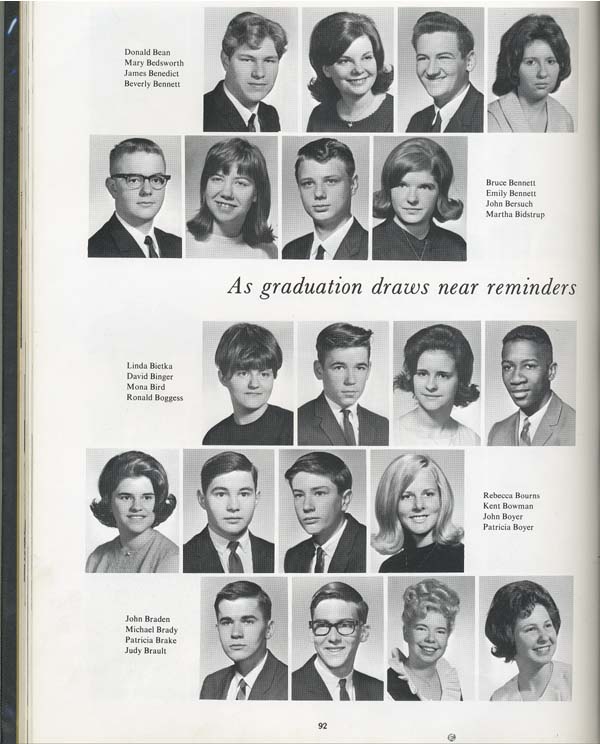 William Chrisman High School Class of 67 Senior Pictures