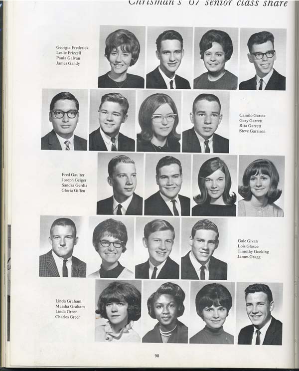 William Chrisman High School Class of 67 Senior Pictures