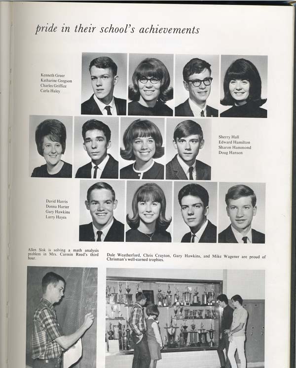 William Chrisman High School Class of 67 Senior Pictures