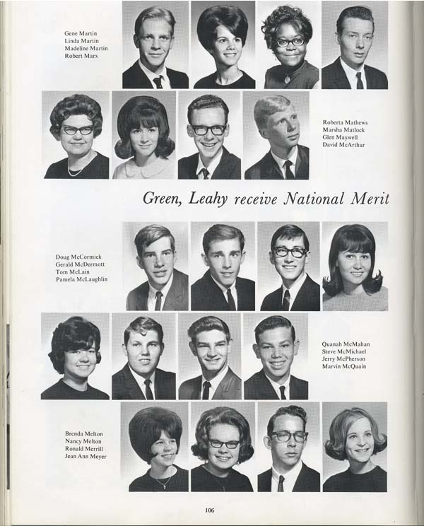 William Chrisman High School Class of 67 Senior Pictures