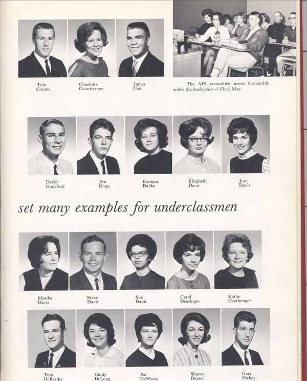 Truman High School Class of 65 Senior Pictures