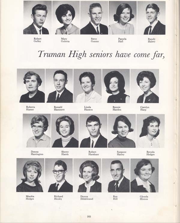 Truman High School Class of 65 Senior Pictures