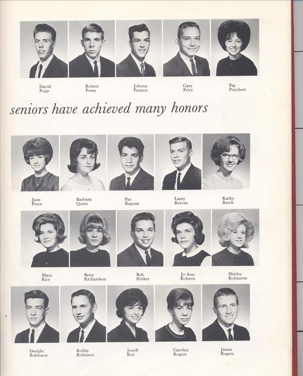 Truman High School Class of 65 Senior Pictures