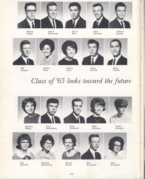 Truman High School Class of 65 Senior Pictures