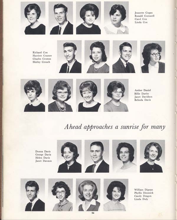 William Chrisman High School Class of 65 Senior Pictures