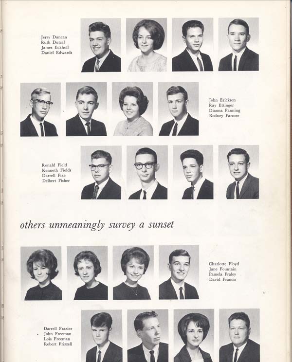 Truman High School Class of 65 Senior Pictures