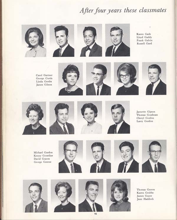 William Chrisman High School Class of 65 Senior Pictures