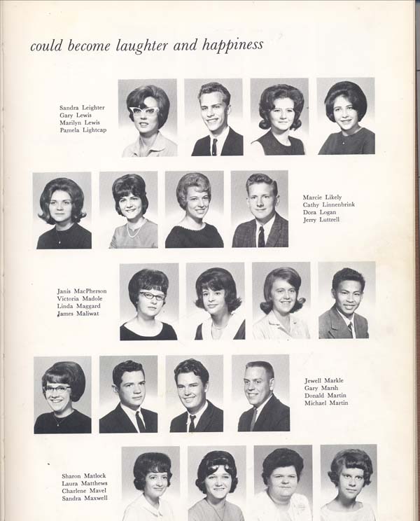 William Chrisman High School Class of 65 Senior Pictures