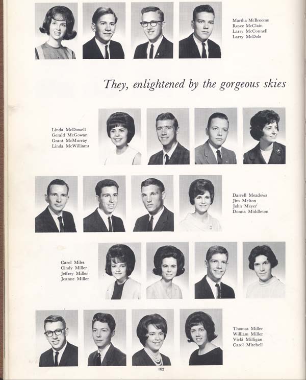 William Chrisman High School Class of 65 Senior Pictures